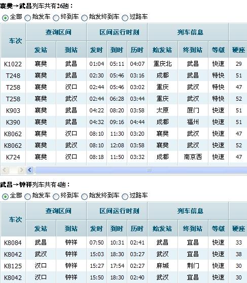 钟祥最新火车时刻表全面解析